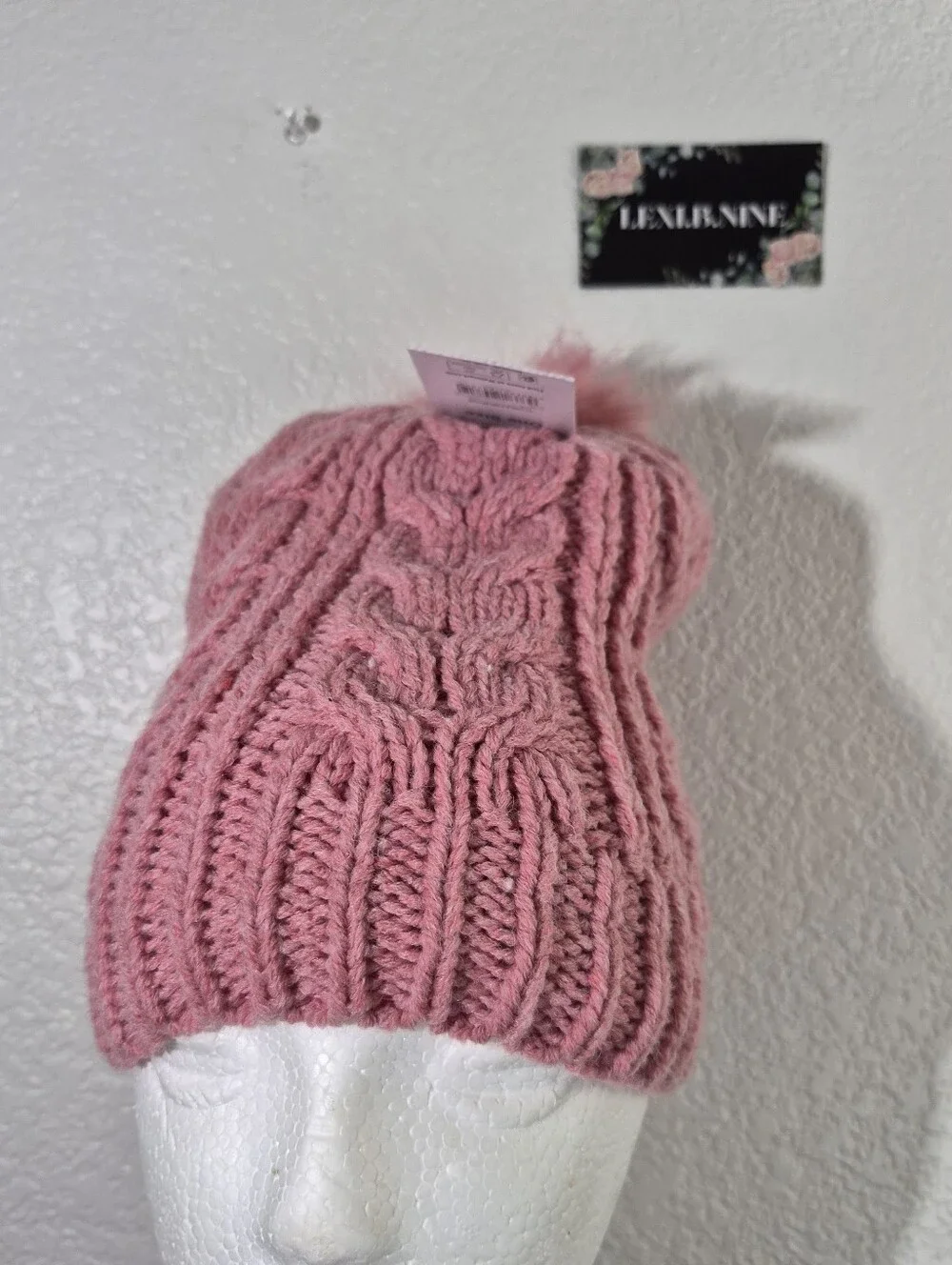 Pink Brand New Winter Beanie Hat For Sale